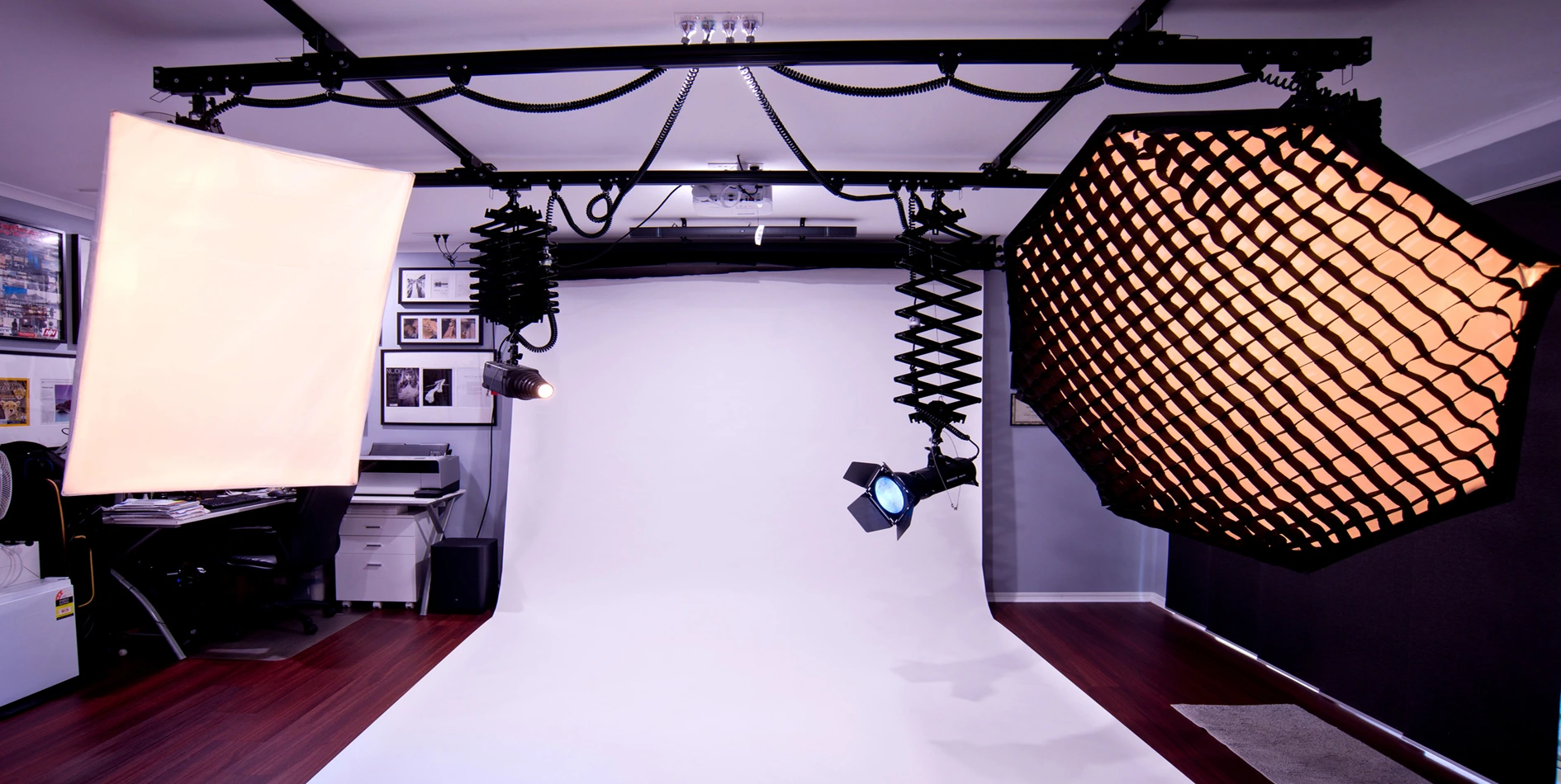 Studio lighting setup